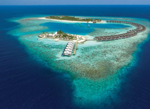 Oblu select at sangeli aerial view full resort view